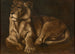 Lionne liggande - Auguste Lançon — vy av konstverket