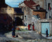 Episoden från kommunen, rue des Rosiers, Montmartre - Auguste Louis Lepère — vy av konstverket