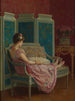 Pensées vaines - Auguste Toulmouche — vy av konstverket