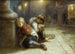 Ménestrels fatigués - Augustus Edwin Mulready — vy av konstverket