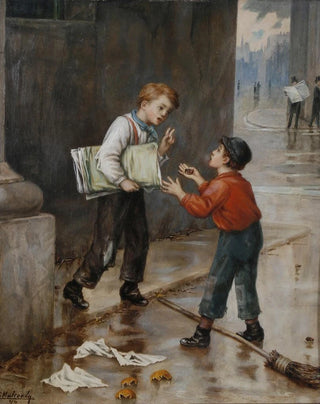 Augustus Edwin Mulready - Luck In A Moment.webp