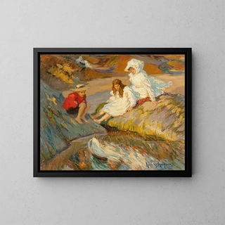 Augustus Koopman - Le petit bateau  la voile.webp