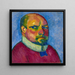 Självporträtt - Alexej von Jawlensky — inramlat konstverk på väggen