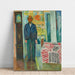 Reproduktion av målningen Självporträtt - Edvard Munch