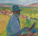 Självporträtt La Bastide du Vert - Henri Martin — vy av konstverket