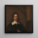 Självporträtt - Pieter De Hooch — inramlat konstverk på väggen