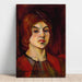 Reproduktion av målningen Självporträtt - Suzanne Valadon