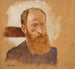 Självporträtt i Villeneuve-sur-Yonne - Édouard Vuillard — vy av konstverket
