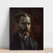 Reproduktion av målningen Självporträtt med pipa - Vincent van Gogh