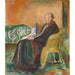 Reproduktion av målningen Självporträtt med spanska sjukan - Edvard Munch