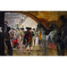 Reproduktion av målningen Före tjurfäktningen - Joaquín Sorolla