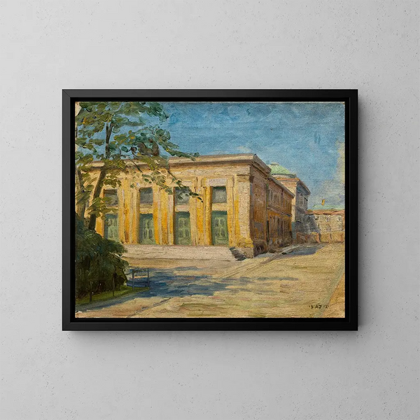 Musée Thorvaldsens - Axel Johansen — inramlat konstverk på väggen