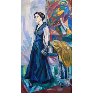 Axel Trneman - Portrait of Mrs Carin stberg.webp