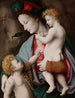 La Vierge à l'Enfant avec saint Jean-Baptiste - Bacchiacca — vy av konstverket