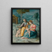 La Sainte Famille avec l'enfant saint Jean-Baptiste - Bacchiacca — inramlat konstverk på väggen