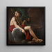 Bacchus - Giovanni Francesco Romanelli — inramlat konstverk på väggen