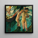 Baigneurs - Leo Putz — inramlat konstverk på väggen