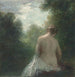 sittande bakifrån baderska - Henri Fantin-Latour — vy av konstverket