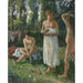 Reproduktion av målningen Badande kvinnor - Camille Pissarro