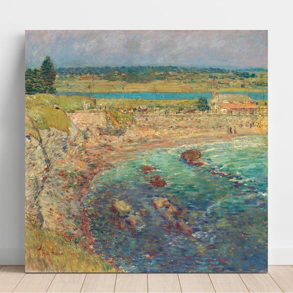 Bailey’s Beach, Newport, Rhode Island - Childe Hassam | Reproduction Tableau Décoration murale affiche copie