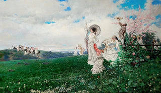 Baldomer Galofre i Gimnez - Paisaje con figuras.webp