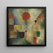 Ballon rouge - Paul Klee — inramlat konstverk på väggen