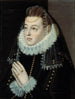 Portrait d'une dame - Baltasar de Echave Orio — vy av konstverket