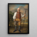 Reproduktion av målningen En trädgårdsmästare - Balthasar Denner
