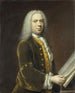 Porträtt av en man troligen Cornelis Troost 1696-1750 - Balthasar Denner — vy av konstverket