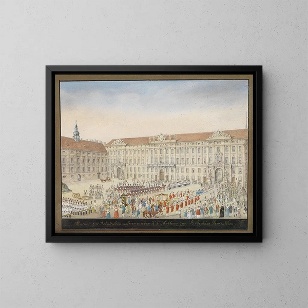 Fête-Dieu - Balthasar Wigand — inramlat konstverk på väggen