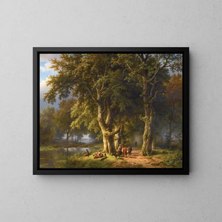 Barend Cornelis Koekkoek - Summer Landscape.webp