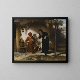 Barent Fabritius - Tobit And His Wife Anna With A Goat.webp