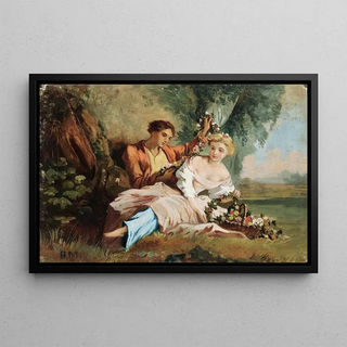 Barthlemy Menn - Galant Lovers Tryst rinaldo And Armida (Case Conflict).webp
