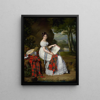 Barthlemy Vieillevoye - Woman Sketching In A Landscape.webp
