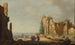Kristus på väg till Emmaus Luk 24:28-29 - Bartholomeus Breenbergh — vy av konstverket