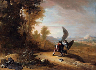 Bartholomeus Breenbergh - Jacob Wrestling with the Angel.webp