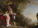 Nymphe som badar - Bartholomeus Breenbergh — vy av konstverket