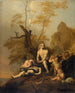 La mort d'Abel - Bartholomeus Breenbergh — vy av konstverket