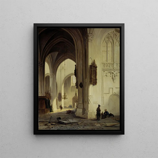 Bartholomeus Johannes van Hove - Church Interior.webp