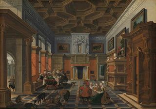 Bartholomeus van Bassen - Interior with a Company.webp