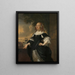 Geertruida den Dubbelde 1647-84 Änka av Aert van Nes - Bartholomeus van der Helst — inramlat konstverk på väggen