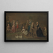 Uvedale Tomkyns Price 1685-1764 och medlemmar av hans familj, möjligen - Bartholomew Dandridge — inramlat konstverk på väggen
