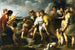 Joseph och hans bröder - Bartolomé Esteban Murillo — vy av konstverket