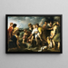 Joseph och hans bröder - Bartolomé Esteban Murillo — inramlat konstverk på väggen