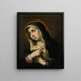 Notre-Dame des Douleurs - Bartolomé Esteban Murillo — inramlat konstverk på väggen