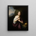 Madeleine pénitente - Bartolomé Esteban Murillo — inramlat konstverk på väggen