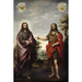 Reproduktion av målningen av Sankt Johannes Döparen som visar Kristus - Bartolomé Esteban Murillo