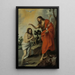 Reproduktion av målningen Le Baptême du Christ - Bartolomé Esteban Murillo