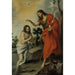 Reproduktion av målningen Le Baptême du Christ - Bartolomé Esteban Murillo