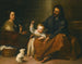 La Sainte Famille dans un intérieur - Bartolomé Esteban Murillo — vy av konstverket